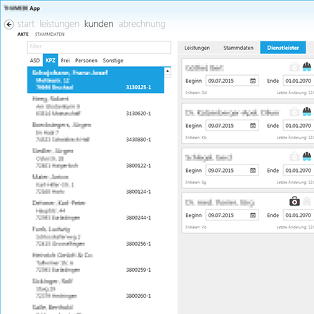 Thumedi App ERP Lösung